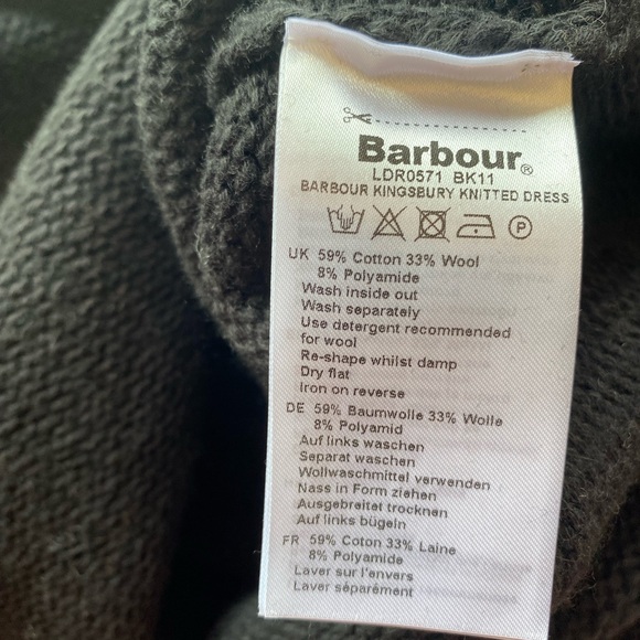 Barbour Kingsbury Sweater Dress // NWT Size 12 - Picture 6 of 6